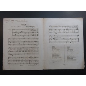 FROMHERZ Nicole Dédicace Parfait Rouges Chant Piano ca1850