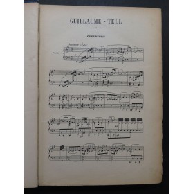 ROSSINI G. Guillaume Tell Chant Piano Opéra XIXe