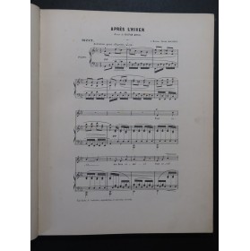 Recueil Bizet Gounod Saint-Saëns Paladilhe Lacôme Lalo Chant Piano