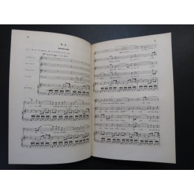 GRISAR Albert Le Chien du Jardinier Opéra Piano Chant ca1855