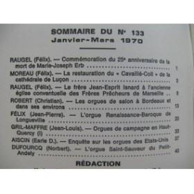 L'Orgue Revue Trimestrielle 1970 No 133
