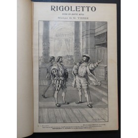 VERDI Giuseppe Rigoletto Opéra Chant Piano ca1890