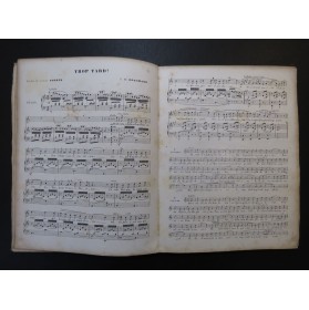 ARNAUD Etienne Album 12 pièces Piano Chant ca1850