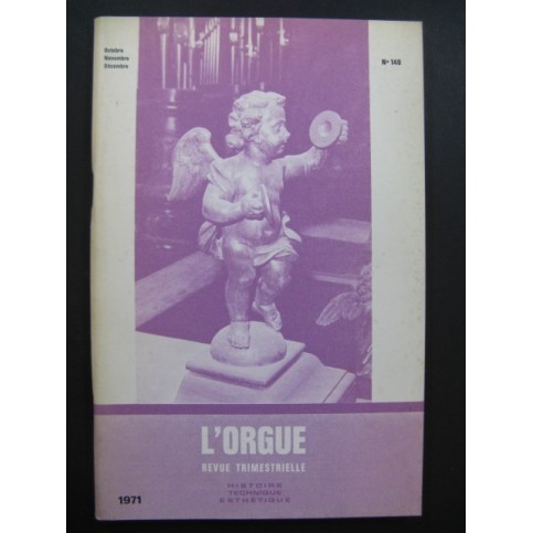 L'Orgue Revue Trimestrielle 1971 No 140