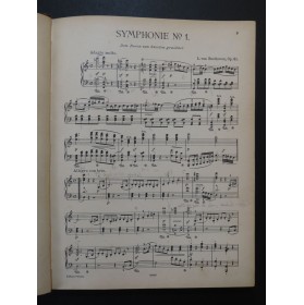 BEETHOVEN Symphonien Symphonies Piano ca1900