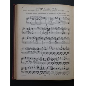 BEETHOVEN Symphonien Symphonies Piano ca1900