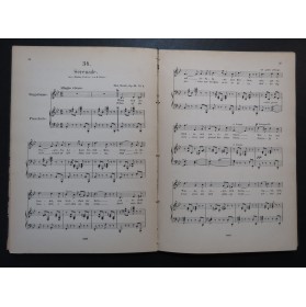 Ausgewählte Lieder für eine Singstimme 51 pièces Chant Piano ca1885