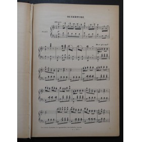 AUDRAN Edmond Gillette de Narbonne Opéra Chant Piano 1882