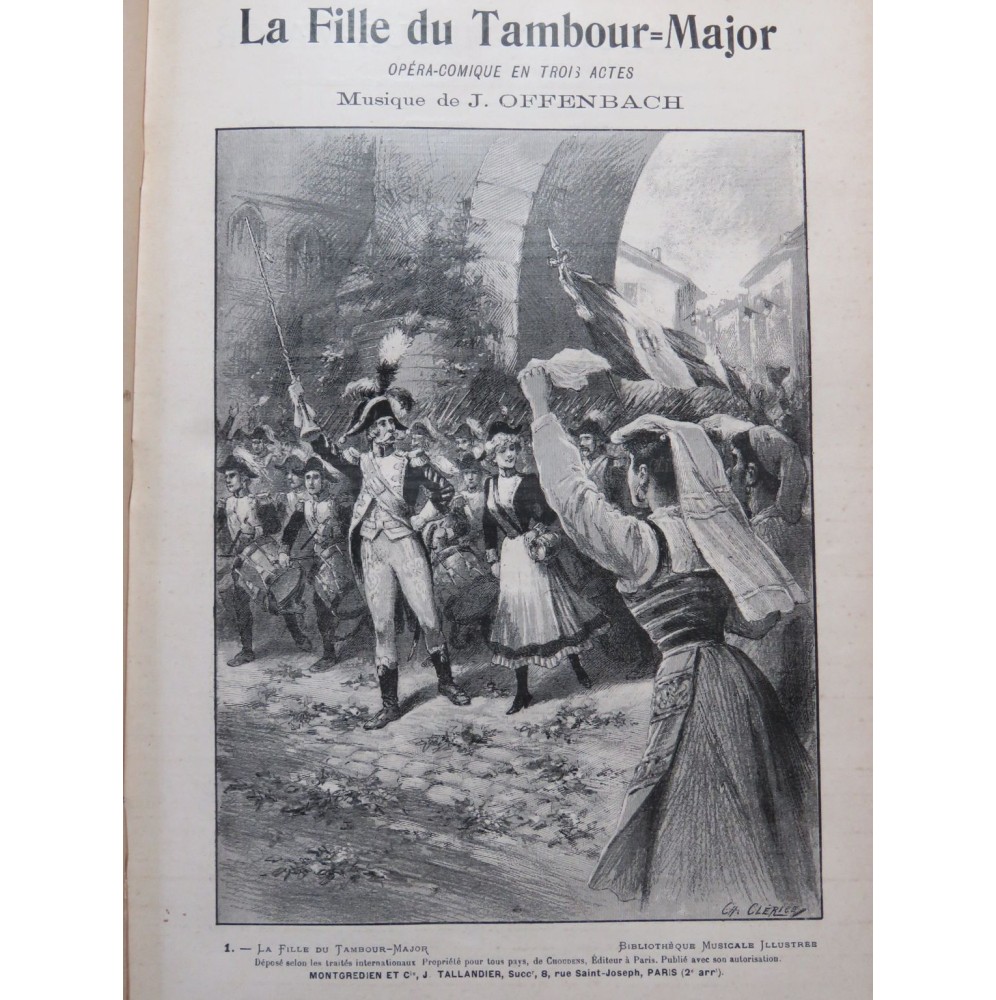 OFFENBACH Jacques La Fille du Tambour Major Opéra