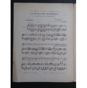 CHRISTINÉ Henri Polka des English's Chant Piano