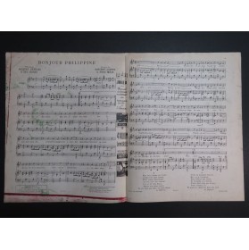 SCOTTO Vincent et MÉLÉ Fred Bonjour Philippine Chant Piano 1928