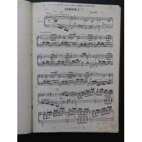 WEBER Pièces pour Piano solo ca1870