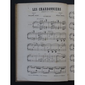 COSTÉ Jules Les Charbonniers Opérette Piano Chant 1877