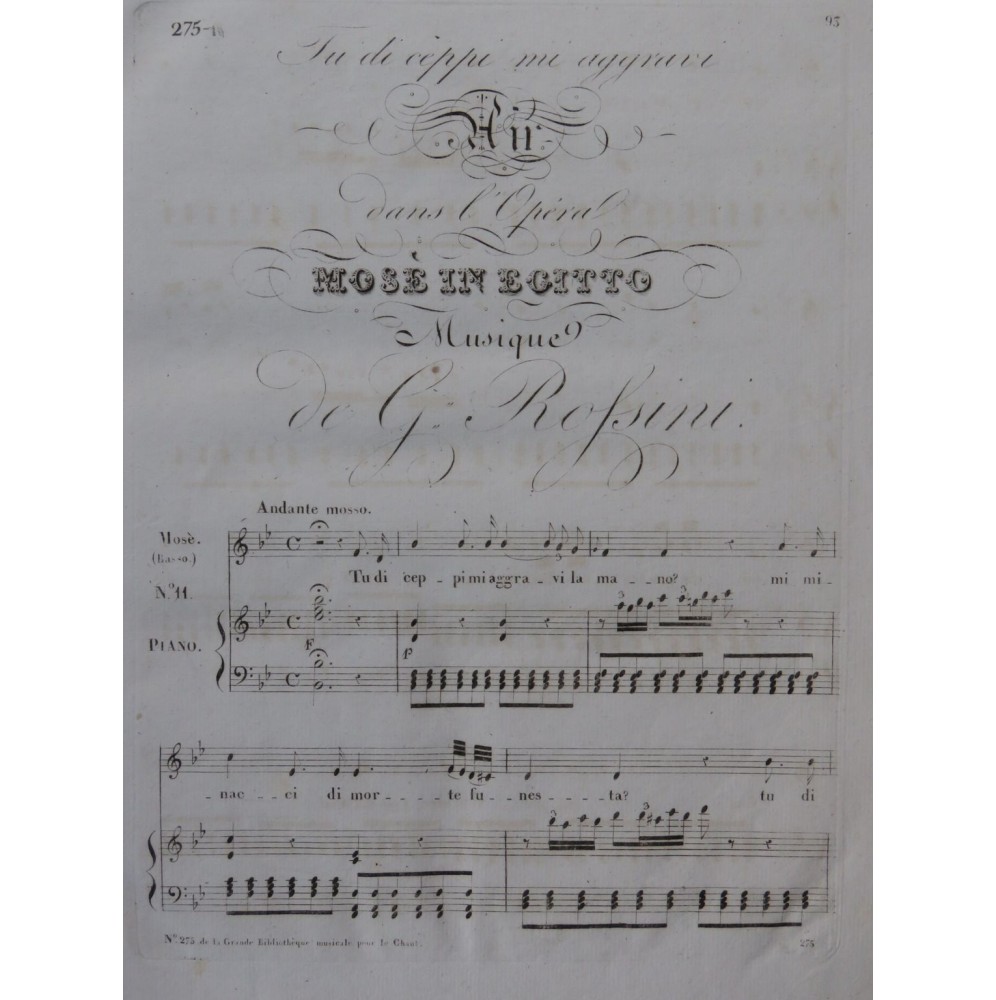 Recueil de Pièces pour Chant et Piano ca1840