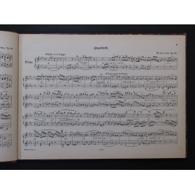 MENDELSSOHN Quartette Piano 4 mains XIXe