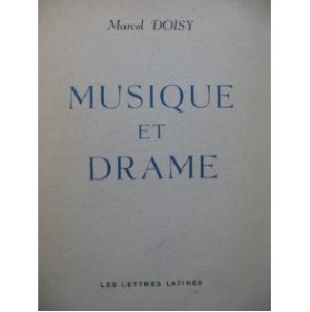 DOISY Marcel Musique et Drame Dédicace 1949