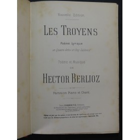 BERLIOZ Hector Les Troyens Opéra Piano Chant 1892