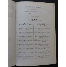 ROSSINI G. Le Barbier de Séville Opéra Chant Piano ca1844
