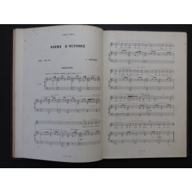 MASSENET Jules Poèmes Chant Piano ca1880