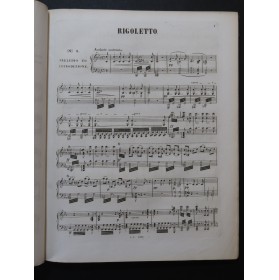VERDI Giuseppe Rigoletto & Il Trovatore Opéra Piano solo ca1860