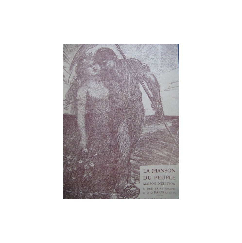 La Chanson du Peuple Catalogue Aristide Bruant 1912