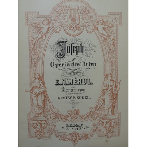 MÉHUL E. N. Joseph Opéra Piano Chant