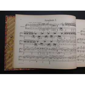 SCHUMANN Robert Symphonien Piano 4 mains 1882