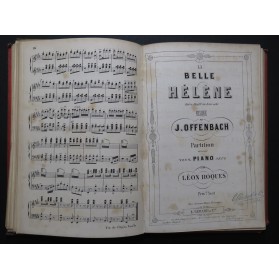 OFFENBACH Jacques La Grande Duchesse La Belle Hélène Piano solo XIXe