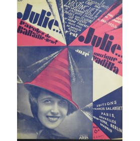 PADILLA José Julie... c'est Julie Chant Piano 1928