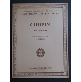 CHOPIN Frédéric Mazurkas Piano