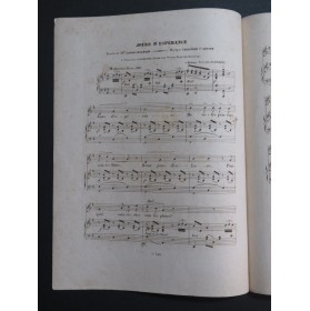 DE LATOUR Aristide Jours d'Espérance Chant Piano ca1840