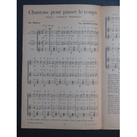 Chantons pour passer le Temps Chanson Normande Harmonica 1941