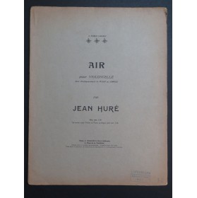 HURÉ Jean Air Violoncelle Piano ou Orgue