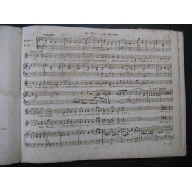 ROMBERG Andreas Das Lied von der Glocke Chant Piano ca1810