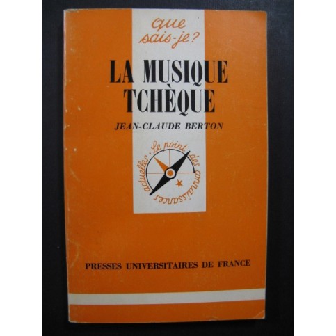 BERTON Jean-Claude La Musique Tchèque 1982