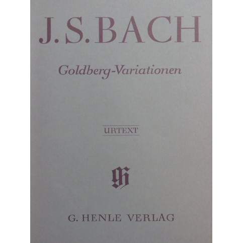 BACH J. S. Goldberg-Variationen Piano