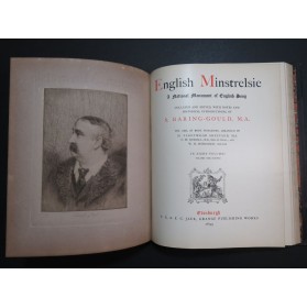 BARING-GOULD Sabine English Minstrelsie Vol 1 et 2 Chant Piano 1895