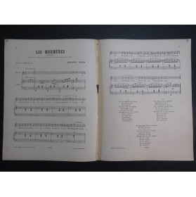 LOUIS Antonin Les Murmures Chant Piano 1894