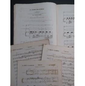 GOUNOD Charles La Jeune Religieuse Schubert Violon Violoncelle Orgue Piano ca1860