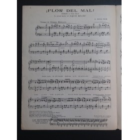 WOLTER F. Flor Del Mal Piano 1923