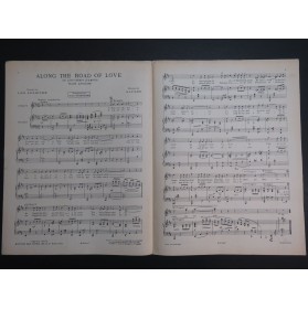 ALFARO Along The Road of Love Chant Piano 1928