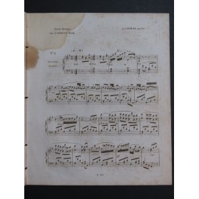 CZERNY Charles Rondo No 2 sur le Domino Noir op 506 Piano ca1838