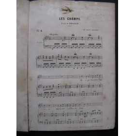 GOUNOD Charles Vingt Mélodies Dédicace Chant Piano ca1860