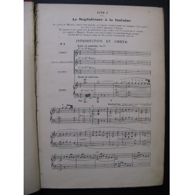 MASSENET Jules Marie-Magdeleine Piano Chant 1873