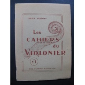 SCHMITT Lucien Les Cahiers du Violonier Dédicace 1951