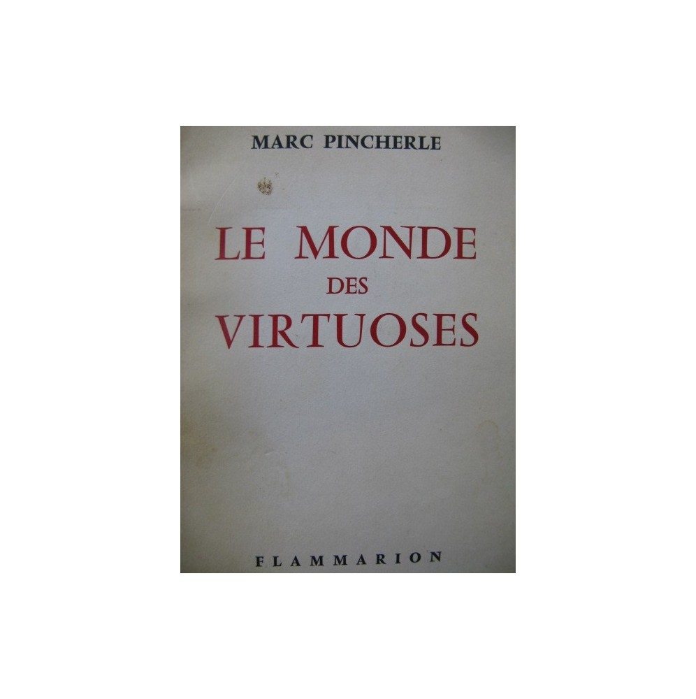 PINCHERLE Marc Le Monde des Virtuoses 1961