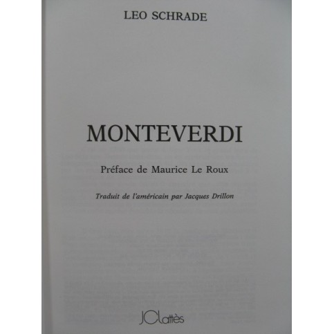 SCHRADE Léo Monterverdi 1981