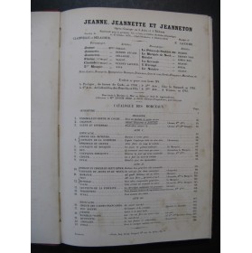 LACOME Paul Jeanne, Jeannette et Jeanneton Dédicace Opéra 1876