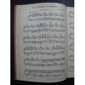 SAINT-SAËNS Camille Le Timbre d'Argent Opéra Chant Piano 1902