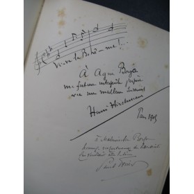 HIRCHMANN Henri La Petite Bohême Opéra Dédicace Chant Piano 1905